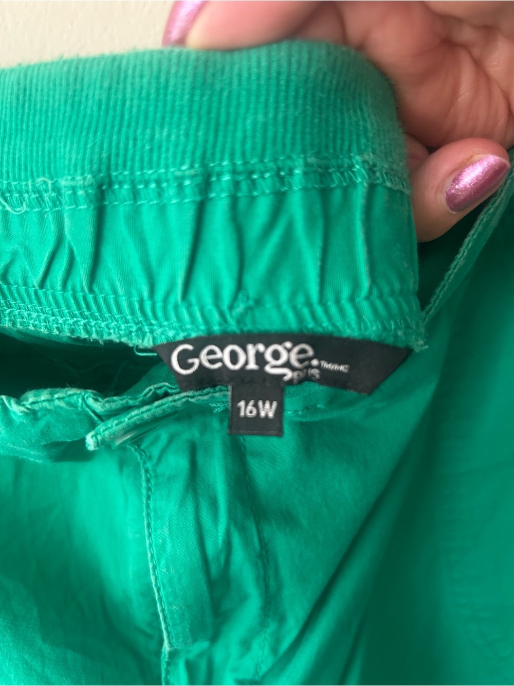 George Women's Teal Capris - Picture 4 of 4